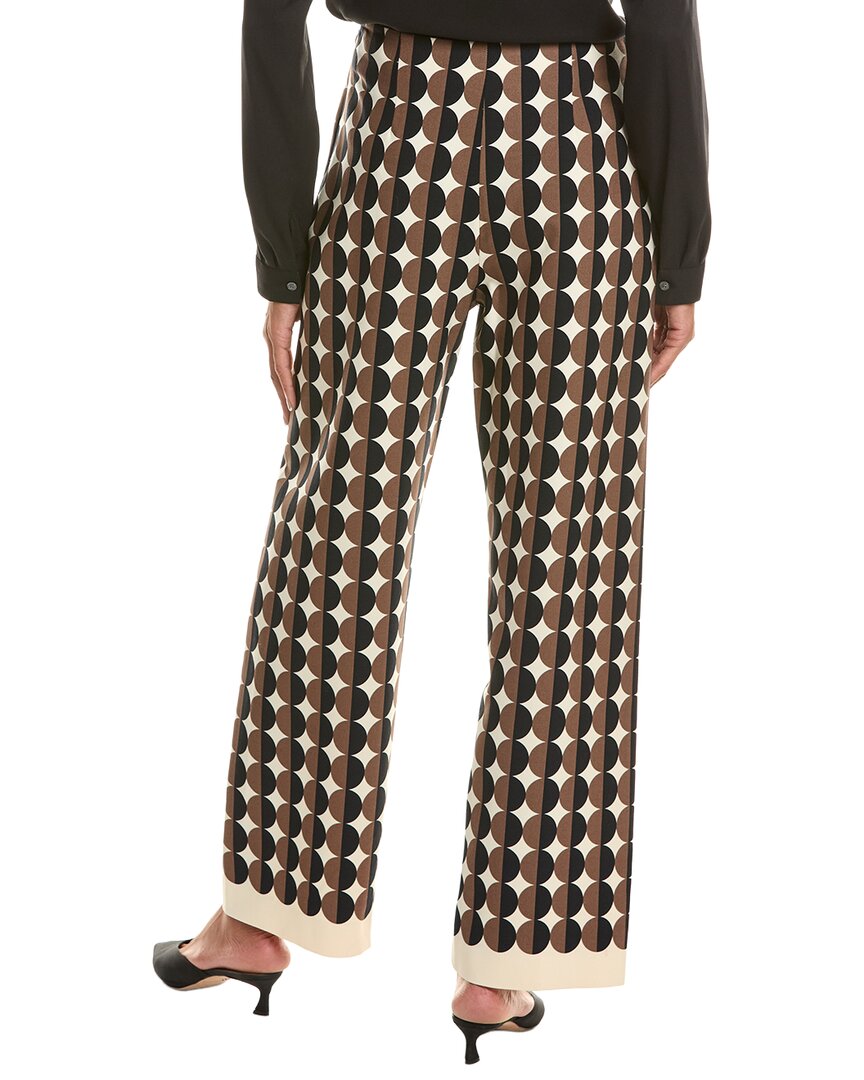 Oscar De La Renta All Over Geo Double Face Wool Pant