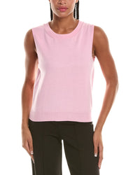 Oscar De La Renta Wool Knit Tank Top