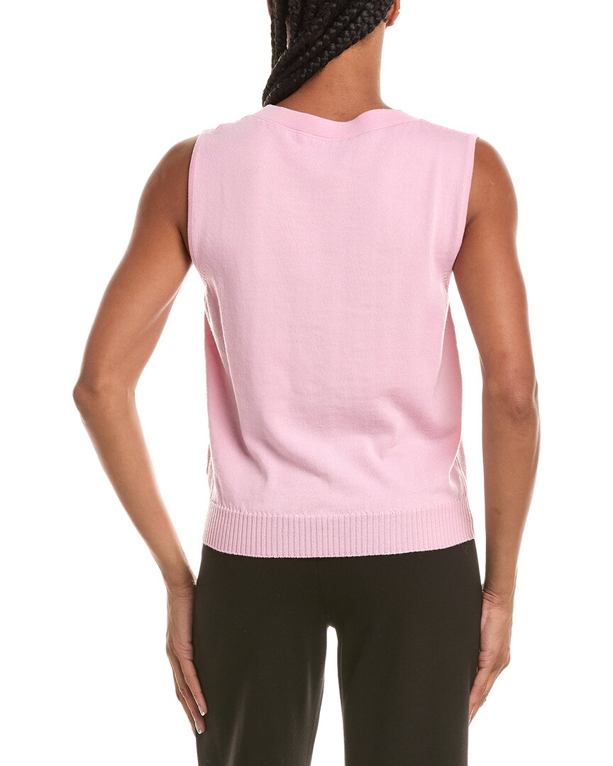 Oscar De La Renta Wool Knit Tank Top
