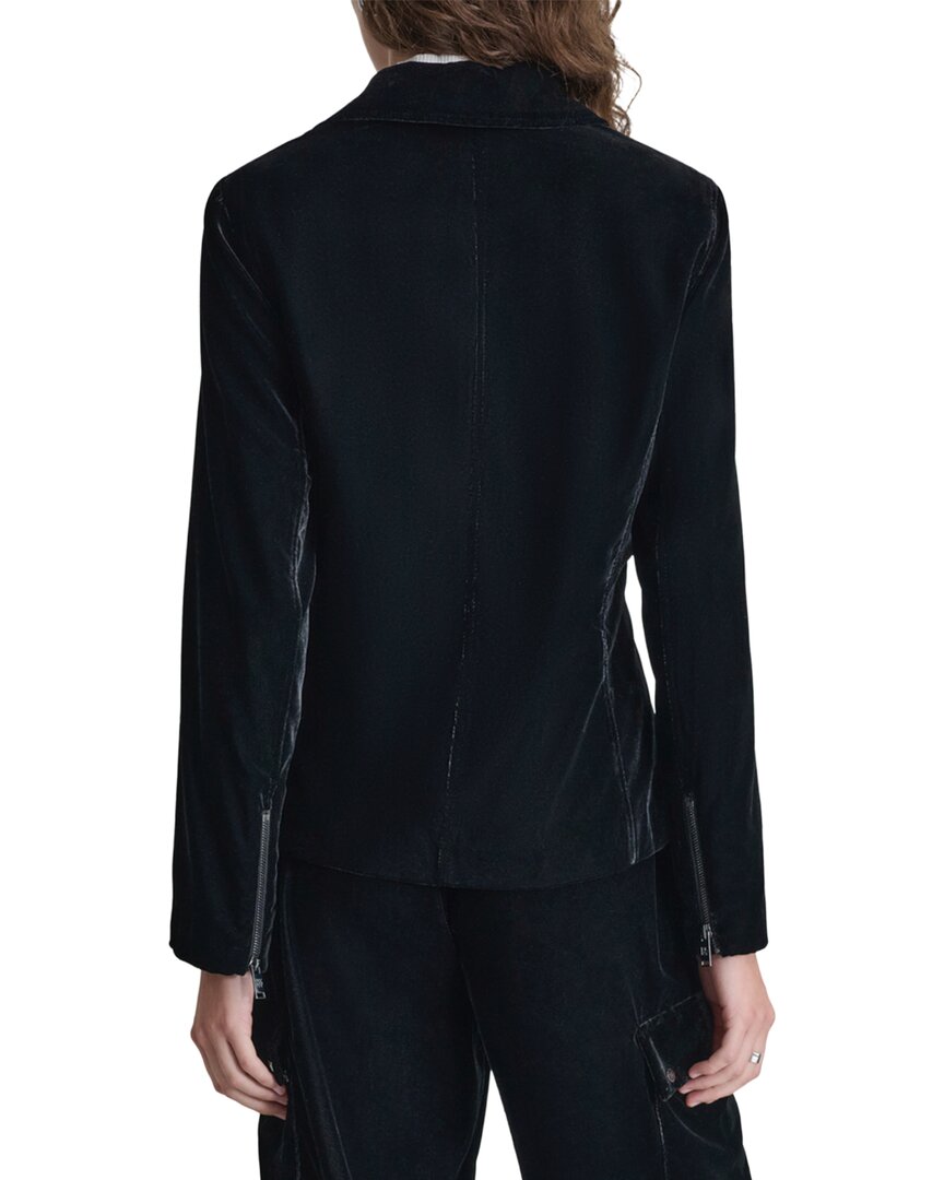 Dkny Velvet Moto Jacket