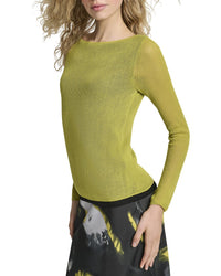 Dkny Double Layer Color Sweater