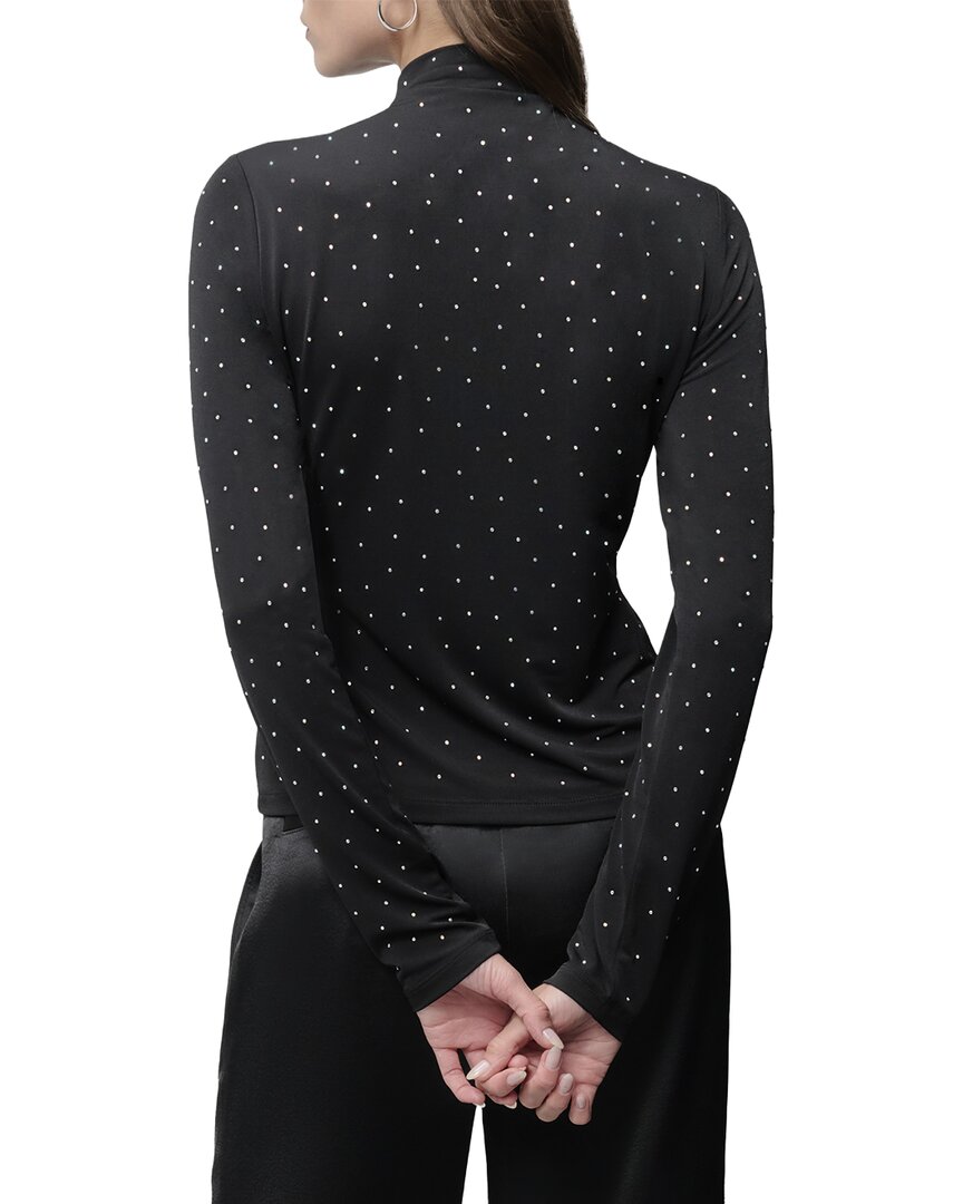Dkny Crystal Turtleneck Top
