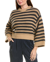 Brunello Cucinelli Wool, Cashmere & Silk-Blend Sweater