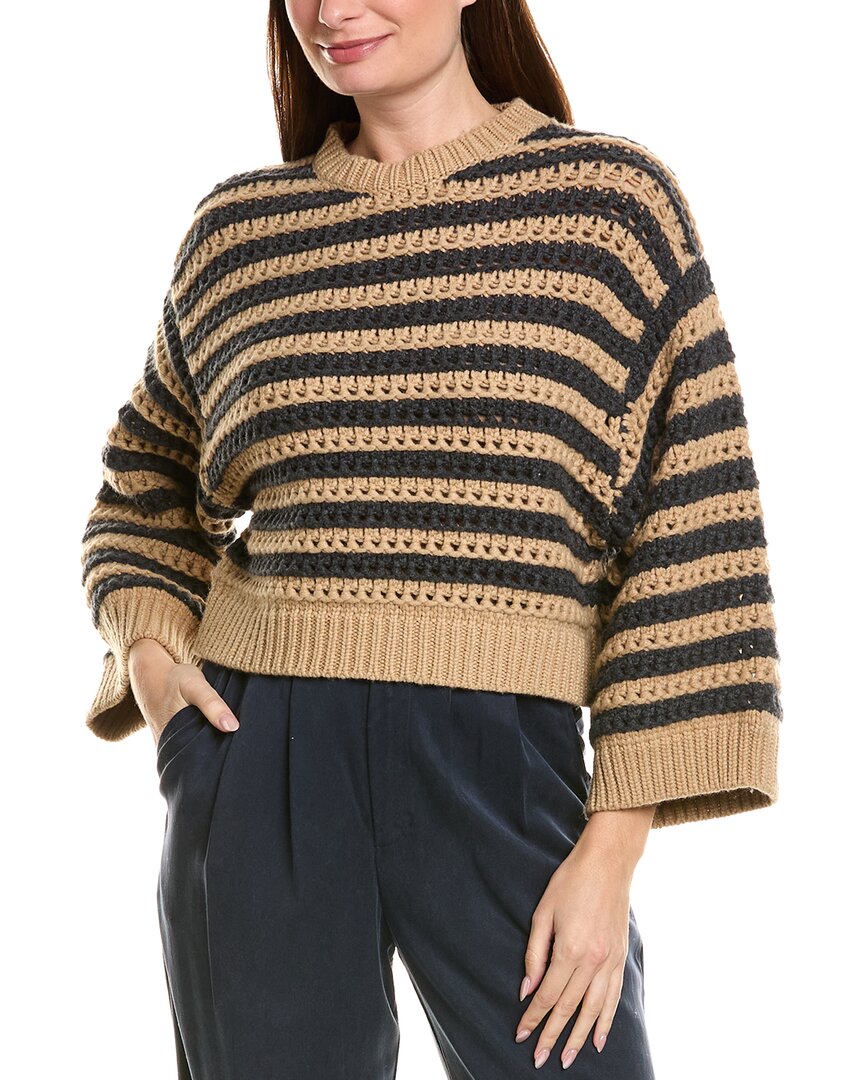 Brunello Cucinelli Wool, Cashmere & Silk-Blend Sweater