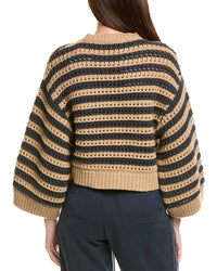 Brunello Cucinelli Wool, Cashmere & Silk-Blend Sweater