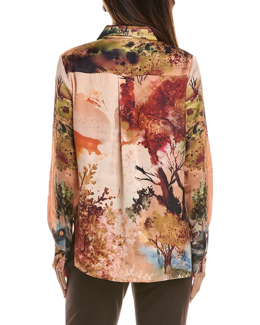 T Tahari Button Down Blouse