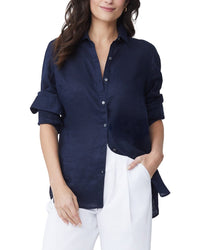 J.Mclaughlin Britt Linen Blouse