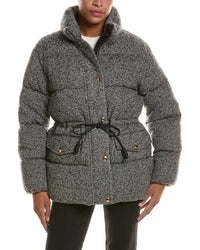 Moncler Wool-Blend Down Jacket