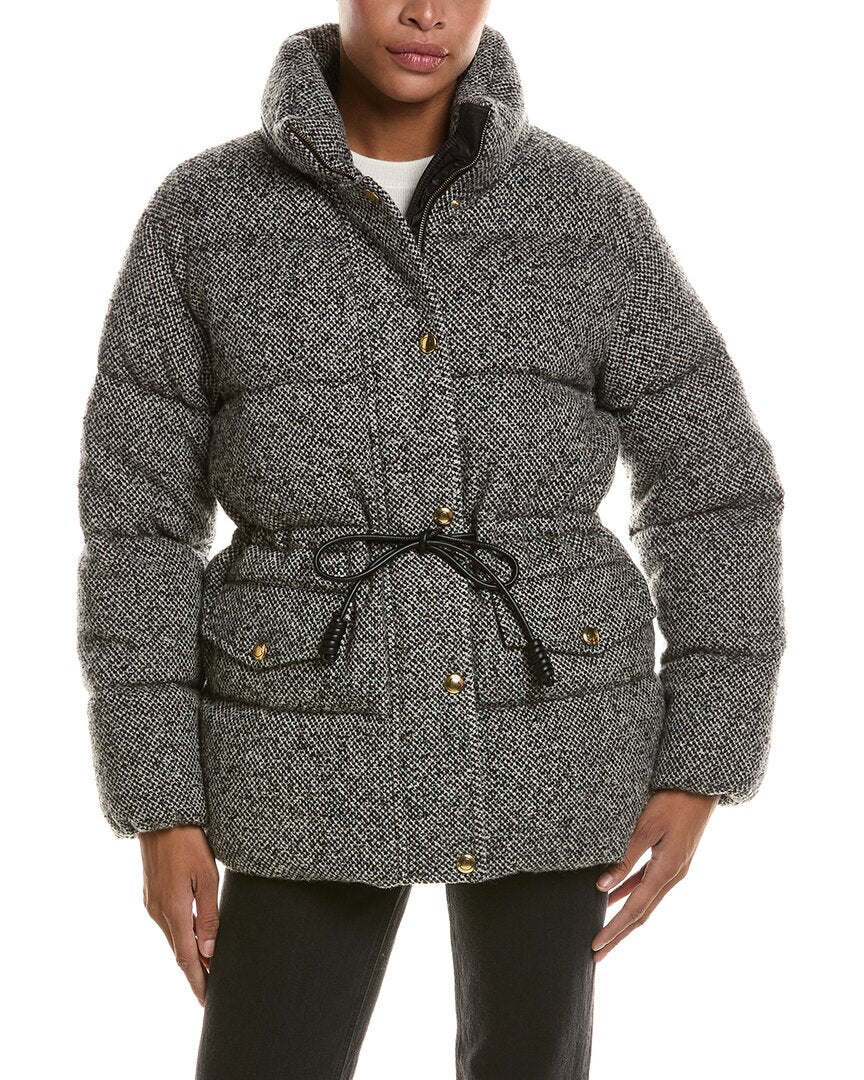 Moncler Wool-Blend Down Jacket