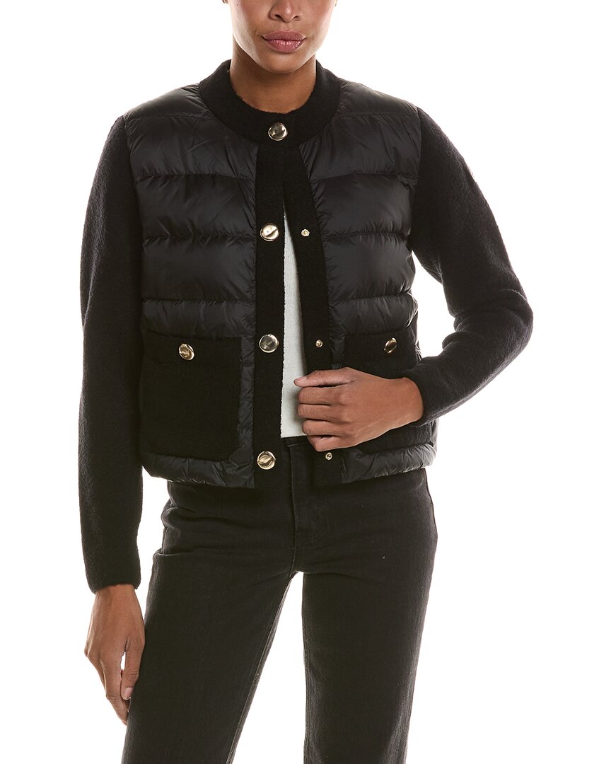 Moncler Wool-Blend Down Jacket