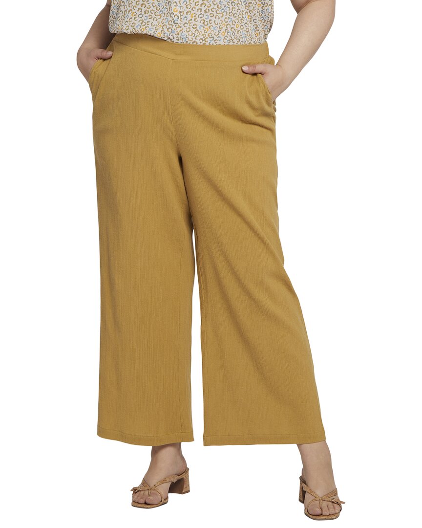 Nydj Plus Straight Olive Oil Straight Leg Jean