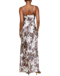 L’Agence Sayla Bias Cut Silk Maxi Dress