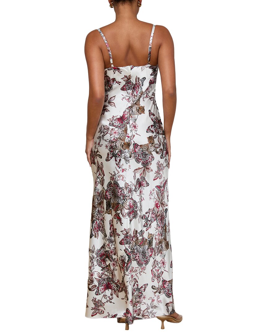 L’Agence Sayla Bias Cut Silk Maxi Dress
