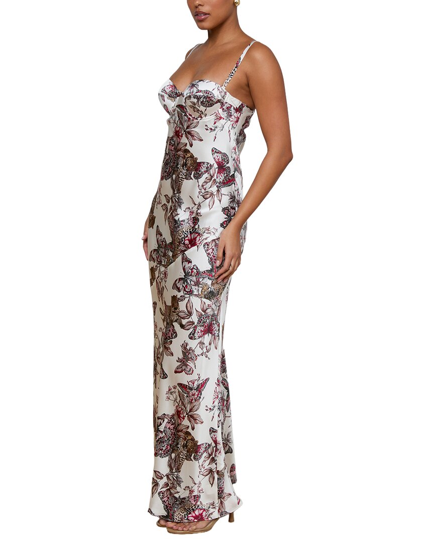 L’Agence Sayla Bias Cut Silk Maxi Dress