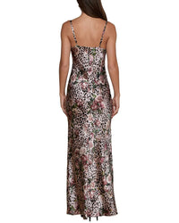 L’Agence Sayla Bias Cut Silk Maxi Dress