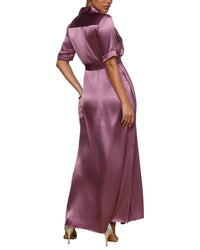 L’Agence Klement Cargo Pocket Silk Dress
