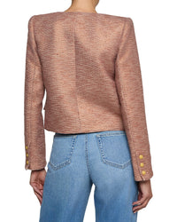 L’Agence Zell Collarless Jacket