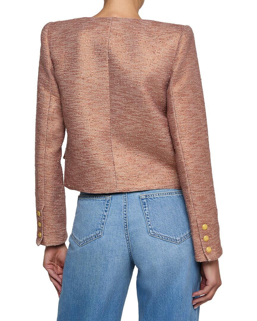 L’Agence Zell Collarless Jacket