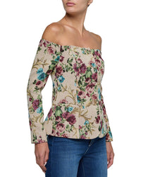 L’Agence Alice Off Shoulder Blazer