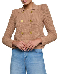 L’Agence Charlie Open Stitch Knit Jacket