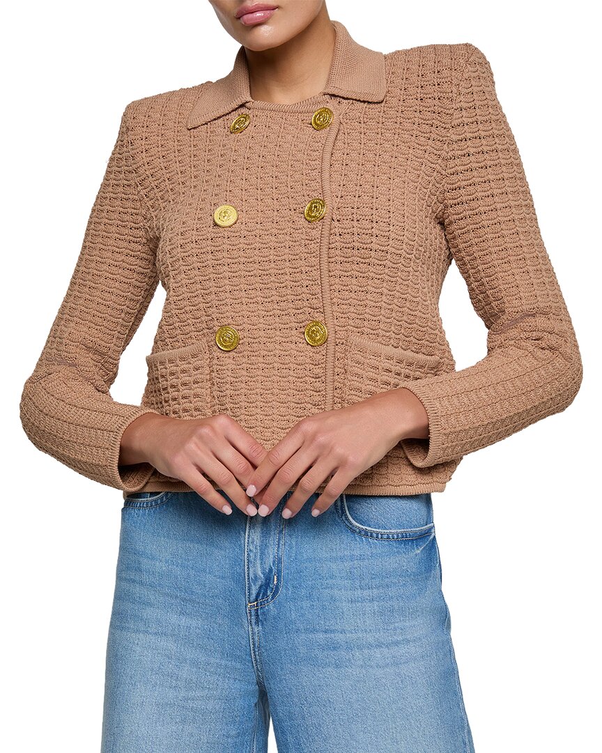 L’Agence Charlie Open Stitch Knit Jacket