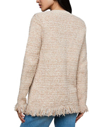 L’Agence Kastoria Fringe Trim Cardigan