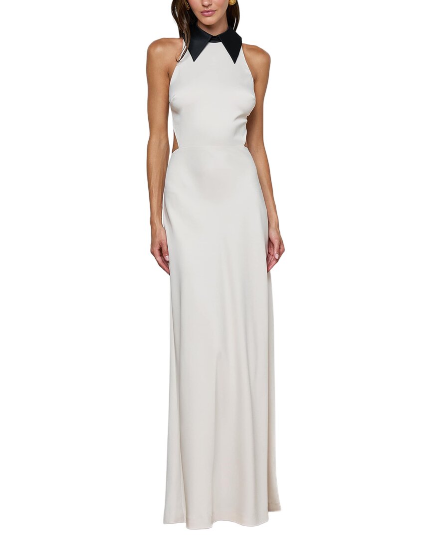L’Agence Rossi Cutout Racer Gown
