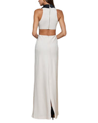 L’Agence Rossi Cutout Racer Gown