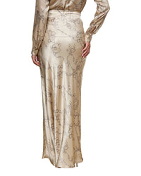 L’Agence Ryker Waistband Silk Bias Skirt