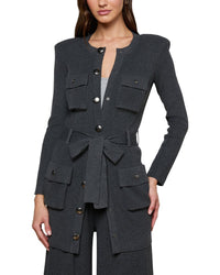 L’Agence Lore Cargo Pkt Cardigan