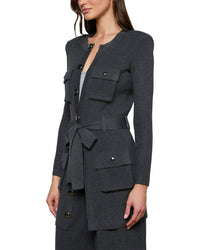 L’Agence Lore Cargo Pkt Cardigan