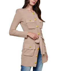 L’Agence Lore Cargo Pocket Cardigan