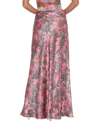 L’Agence Ryker Waistband Silk Bias Skirt