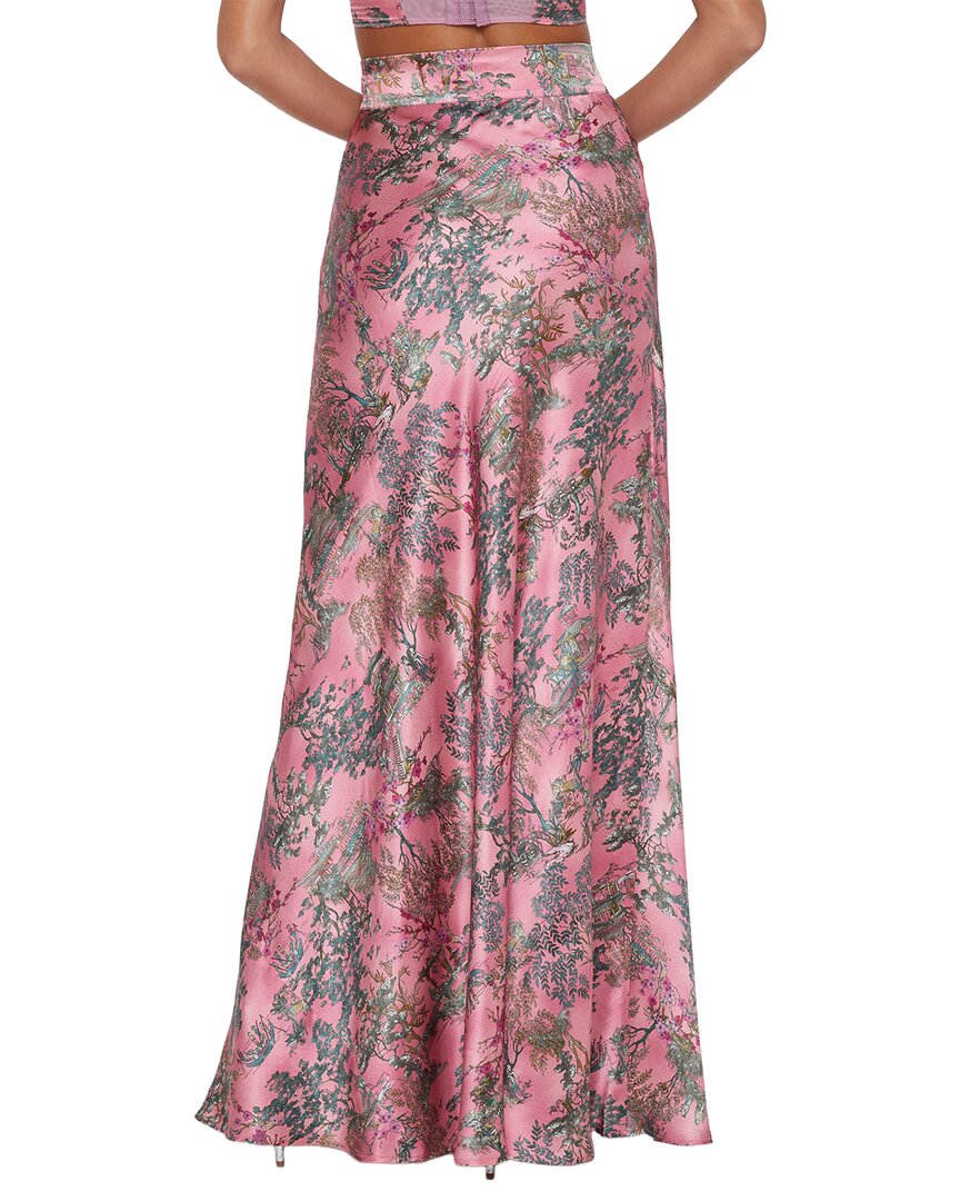 L’Agence Ryker Waistband Silk Bias Skirt