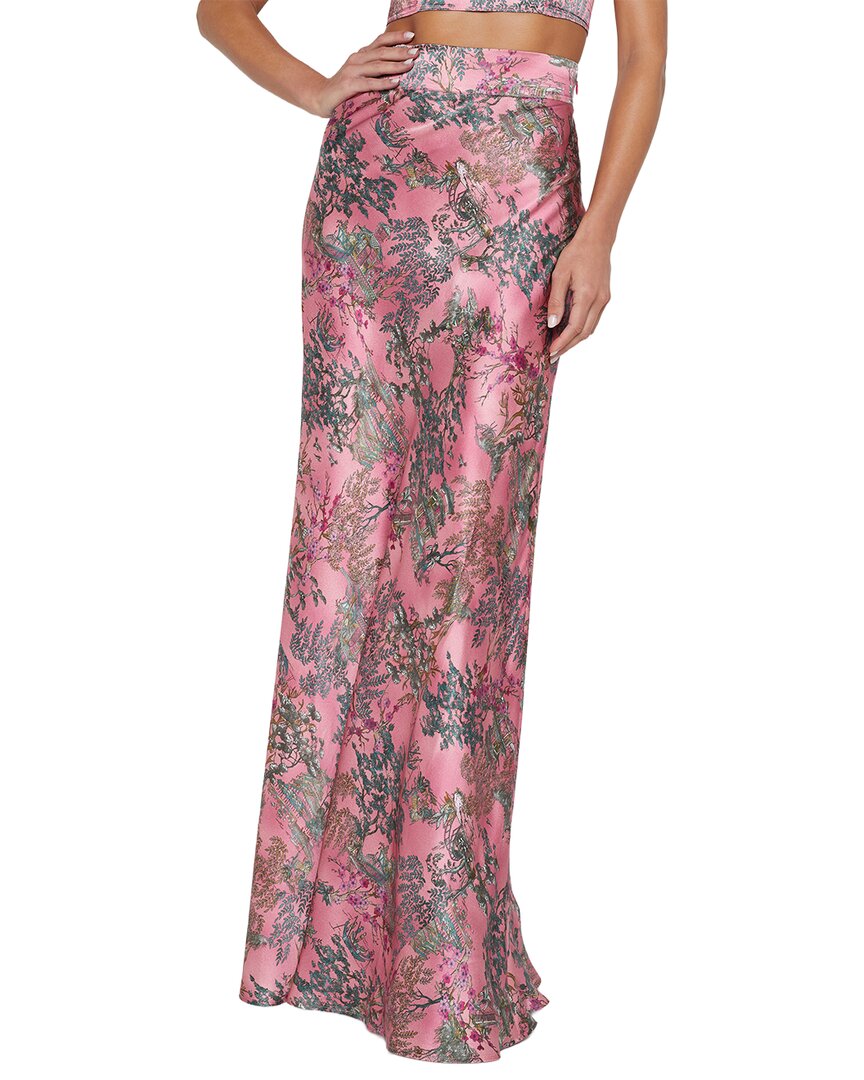 L’Agence Ryker Waistband Silk Bias Skirt