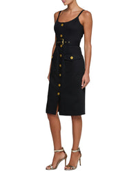 L’Agence Ida Button Front Tank Dress