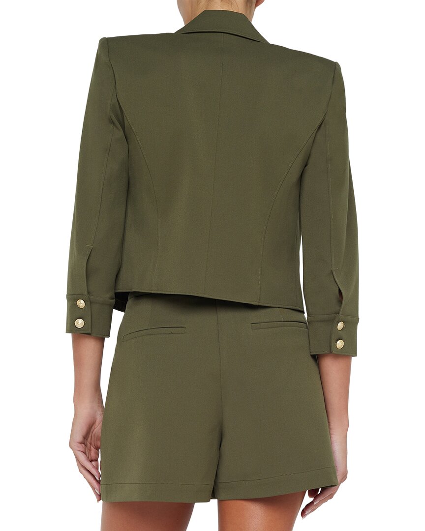 L’Agence Kumi Cropped Fitted Jacket