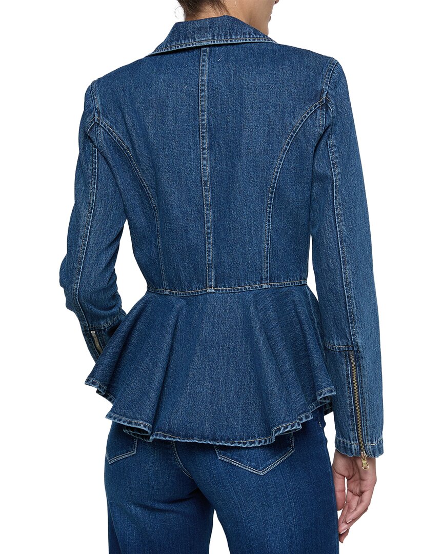 L’Agence Moxie Peplum Biker Jacket