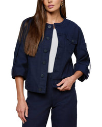 L’Agence Anouk Collarless Jacket