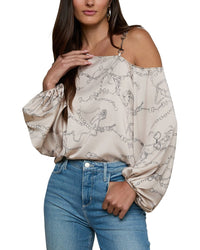 L’Agence Asami Chain One Shoulder Bls