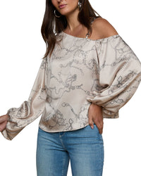 L’Agence Asami Chain One Shoulder Bls