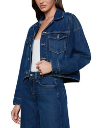 L’Agence Vianney Hi-Lo Crop Jacket
