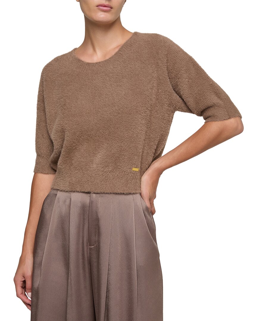 L’Agence Guinevere Crop Crewneck Top
