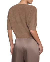 L’Agence Guinevere Crop Crewneck Top