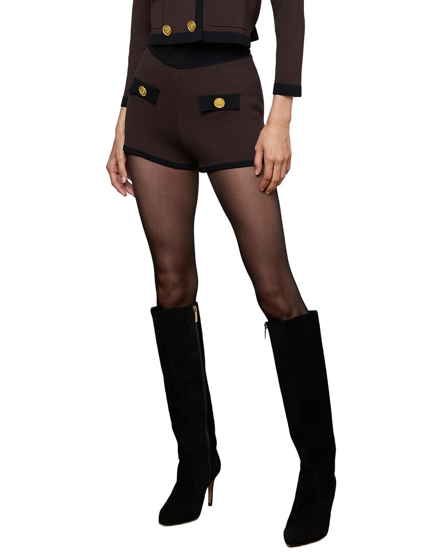 L’Agence Lumi Trim Knit Micro Short