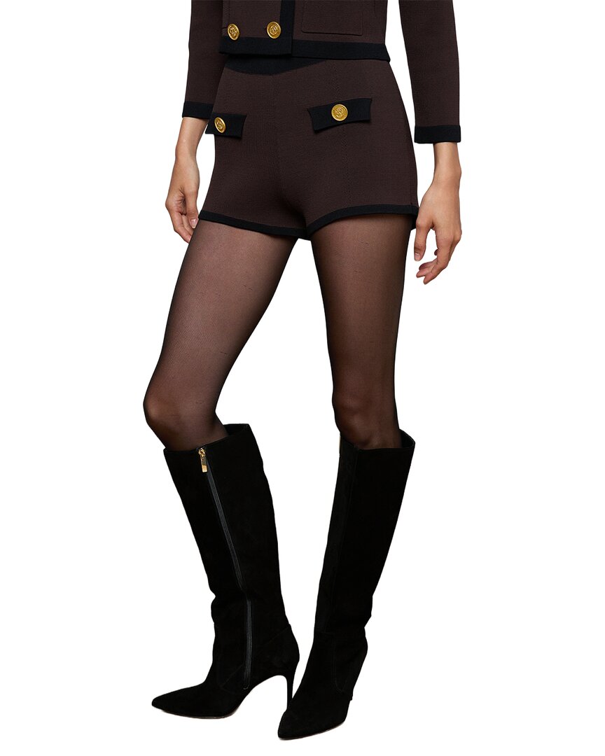 L’Agence Lumi Trim Knit Micro Short
