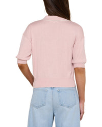 L’Agence Masaki Collared Wool-Blend Sweater