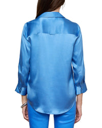 L’Agence Dani 3/4 Sleeve Silk Blouse