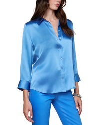 L’Agence Dani 3/4 Sleeve Silk Blouse