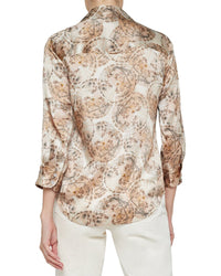 L’Agence Dani 3/4 Sleeve Silk Blouse